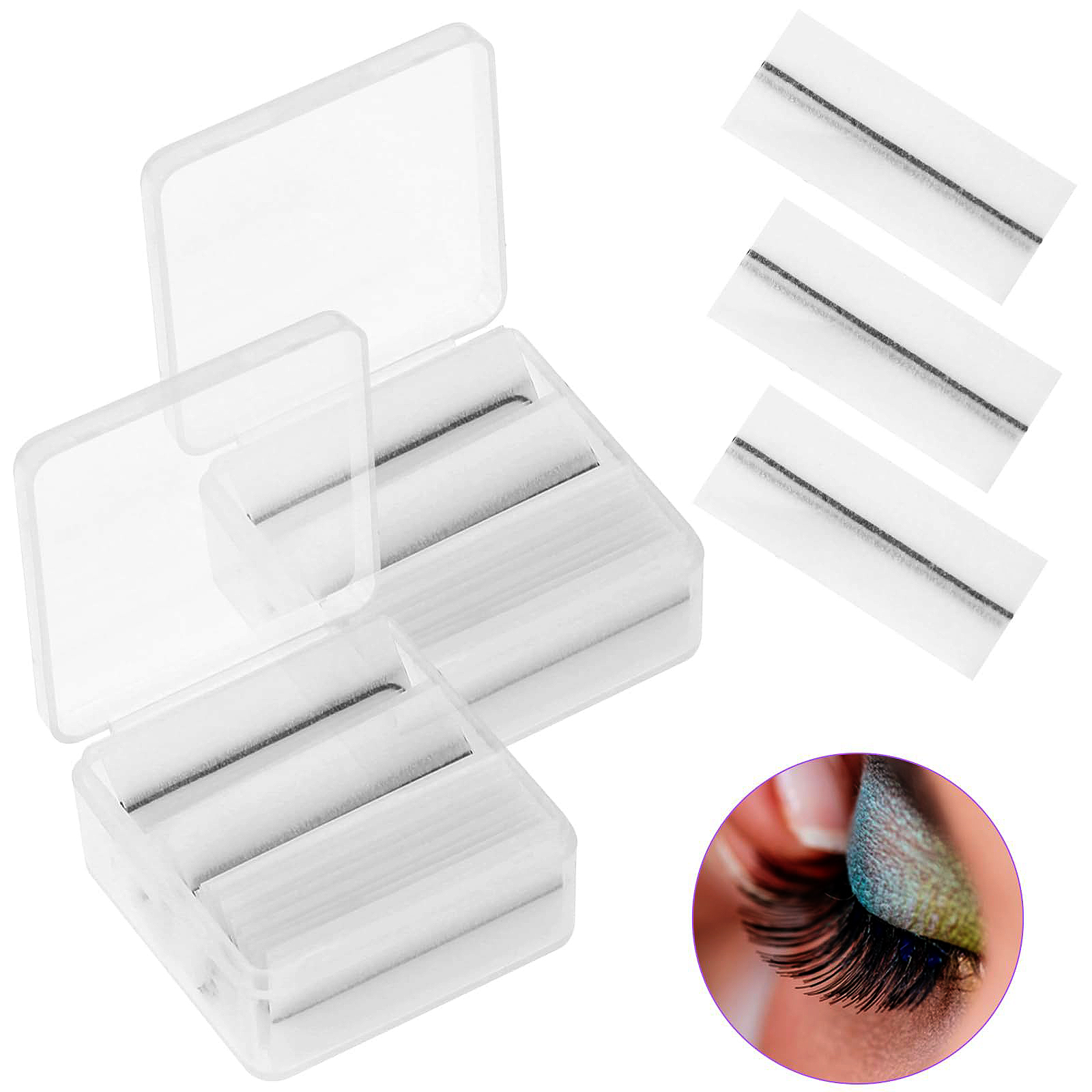 80PCS Eyelash Adhesive Strips, - огляд і ціна Glue Stick Pack
