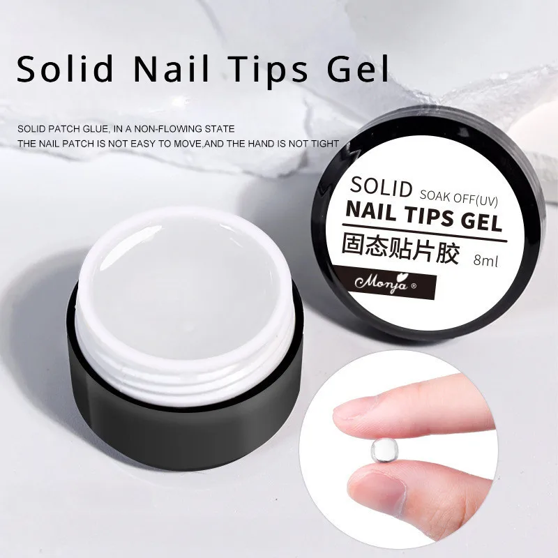 3pcs/set Solid Nail Tips Gel S - огляд і ціна Glue Stick Pack