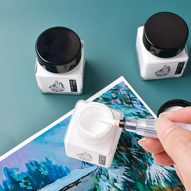30ML Bottled Watercolor White  - огляд і ціна Correction Fluid White
