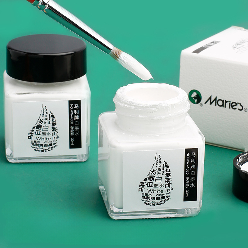 30ML Bottled Watercolor White  - огляд і ціна Correction Fluid White