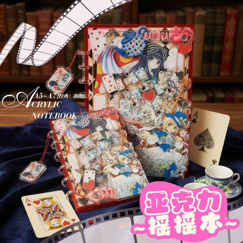 Acrylic Notebook A5A7 Alice in - огляд і ціна Stationery Office