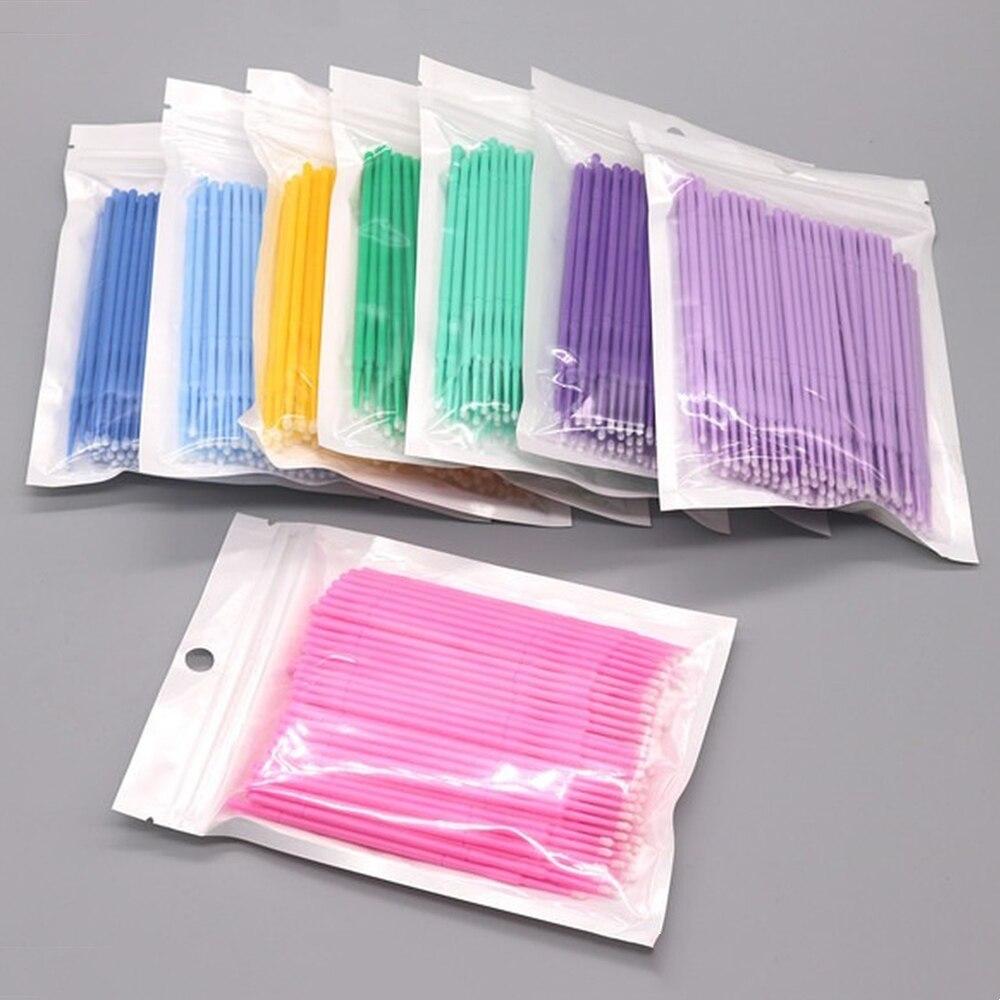 100pcs/lot Micro Brushes Make  - огляд і ціна Glue Stick Pack