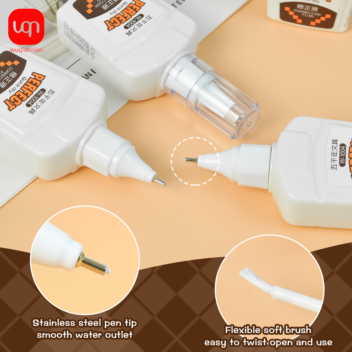 WQN-3/6/12PCS18ml Correction F - огляд і ціна Correction Fluid White