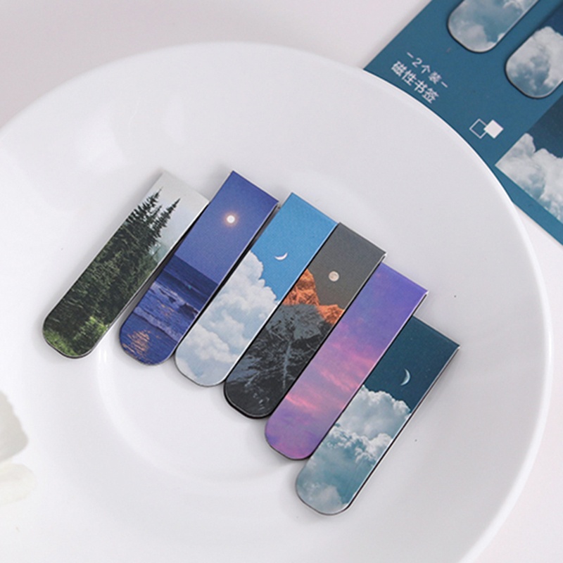 2Pcs Magnetic Bookmark Beautif - огляд і ціна Paperclip Magnetic Set