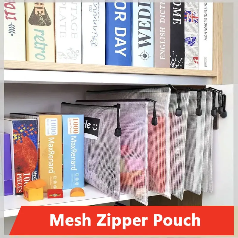 A3/A4/A5/A6 Mesh Zipper Pouch  - огляд і ціна Portfolio Folder Zip