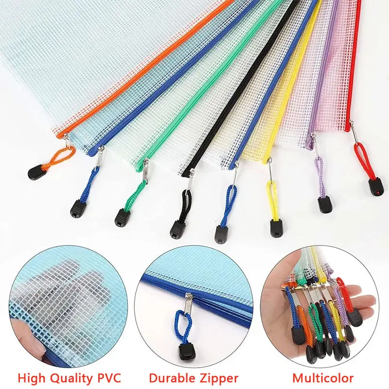 A3/A4/A5/A6 Mesh Zipper Pouch  - огляд і ціна Portfolio Folder Zip