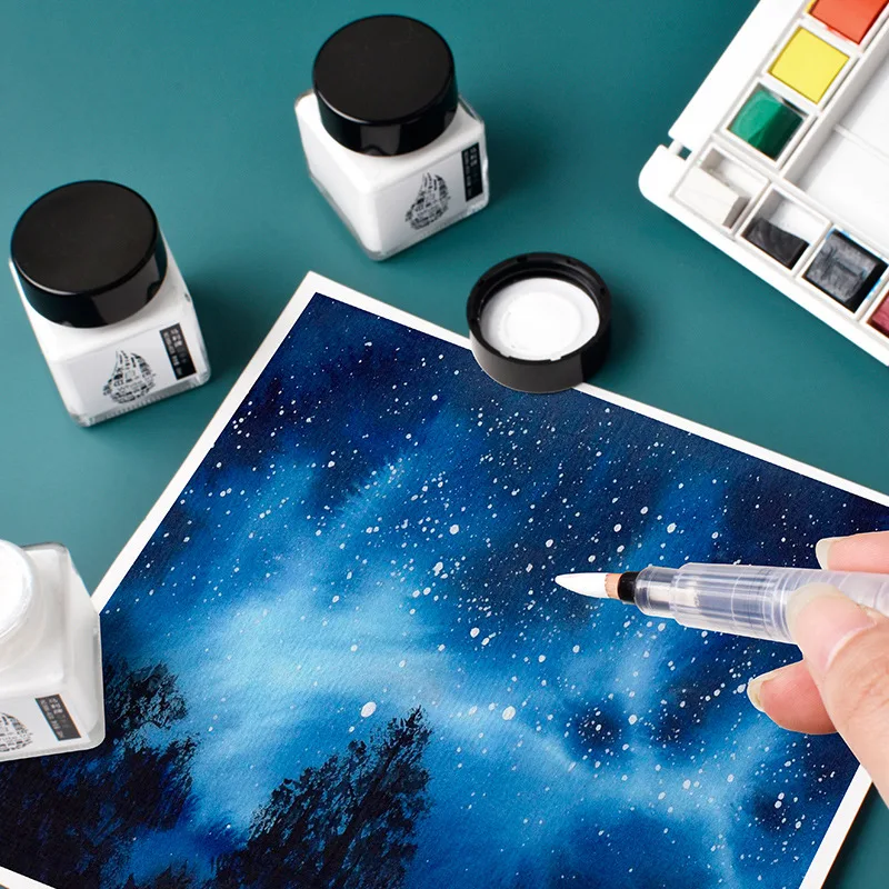30ML White Ink High-gloss Wate - огляд і ціна Correction Fluid White