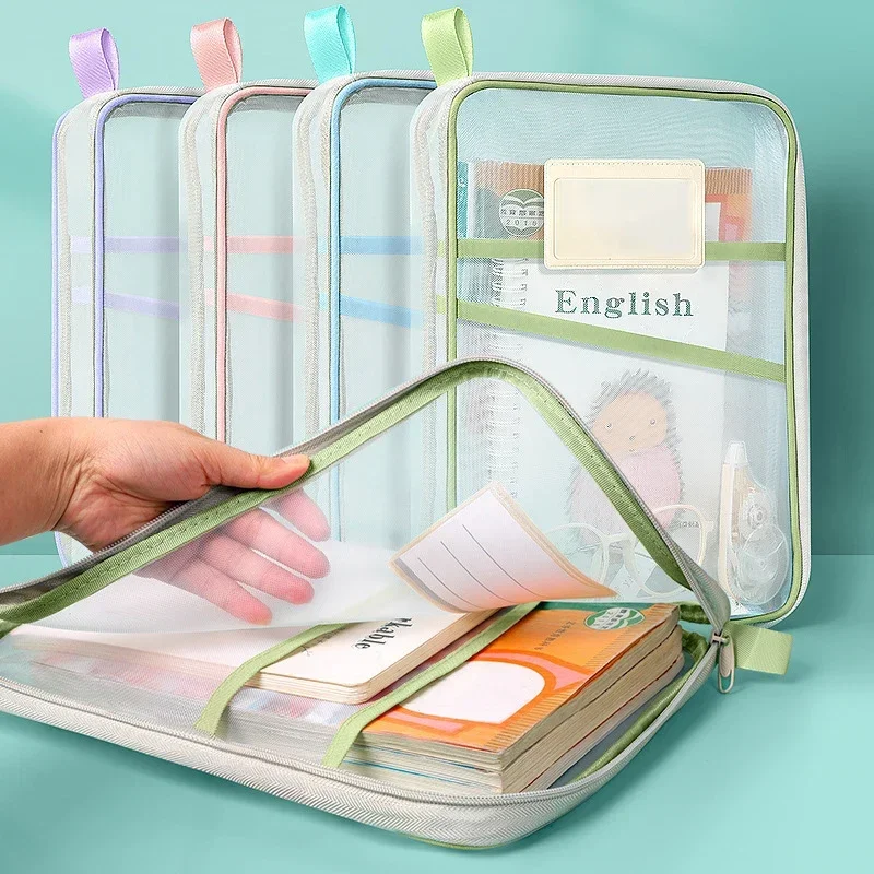 A4 Clear Mesh Zipper Document  - огляд і ціна Portfolio Folder Zip