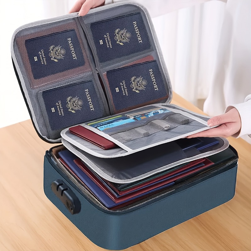 Lockable File Storage Bag,3-La - огляд і ціна Portfolio Folder Zip
