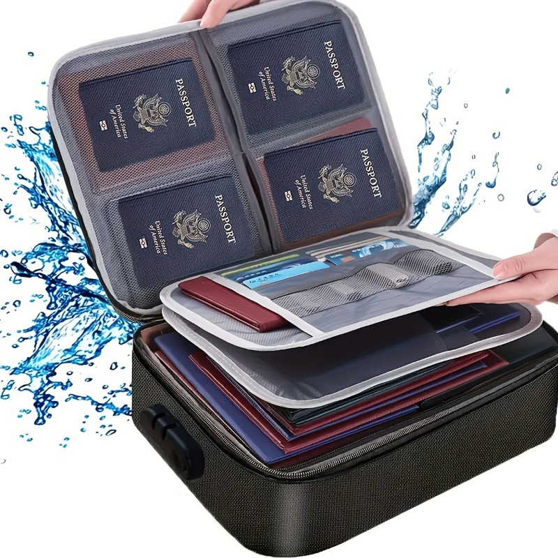 Lockable File Storage Bag,3-La - огляд і ціна Portfolio Folder Zip