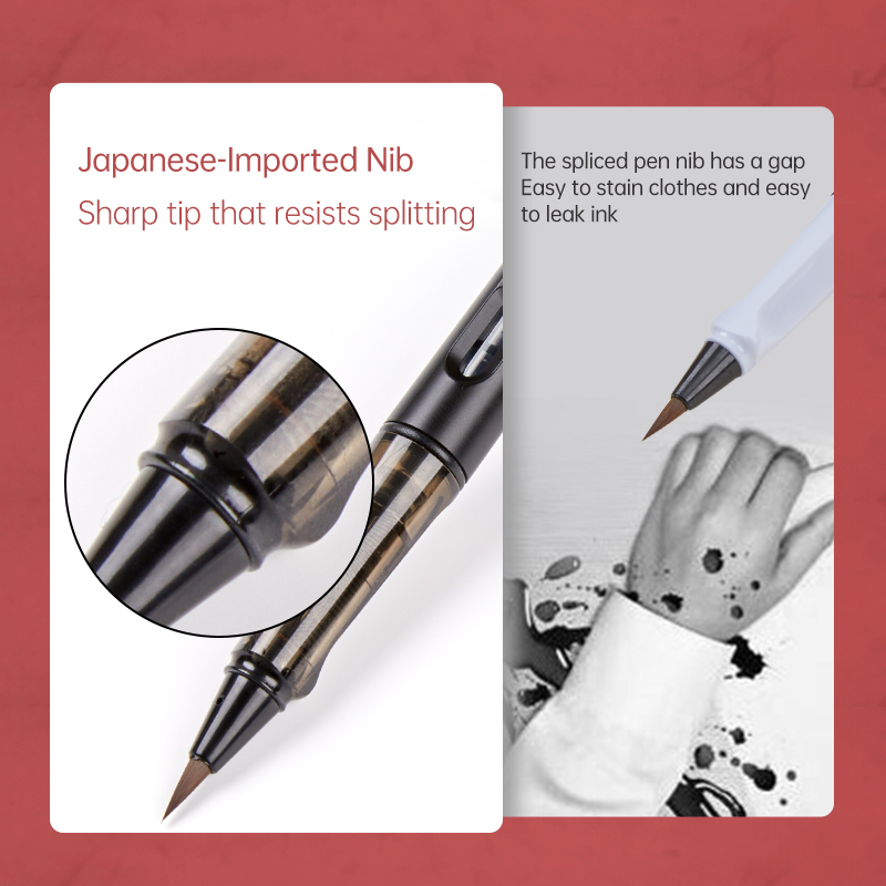 Fountain Brush Pen Set with 50 - огляд і ціна Fountain Pen Ink