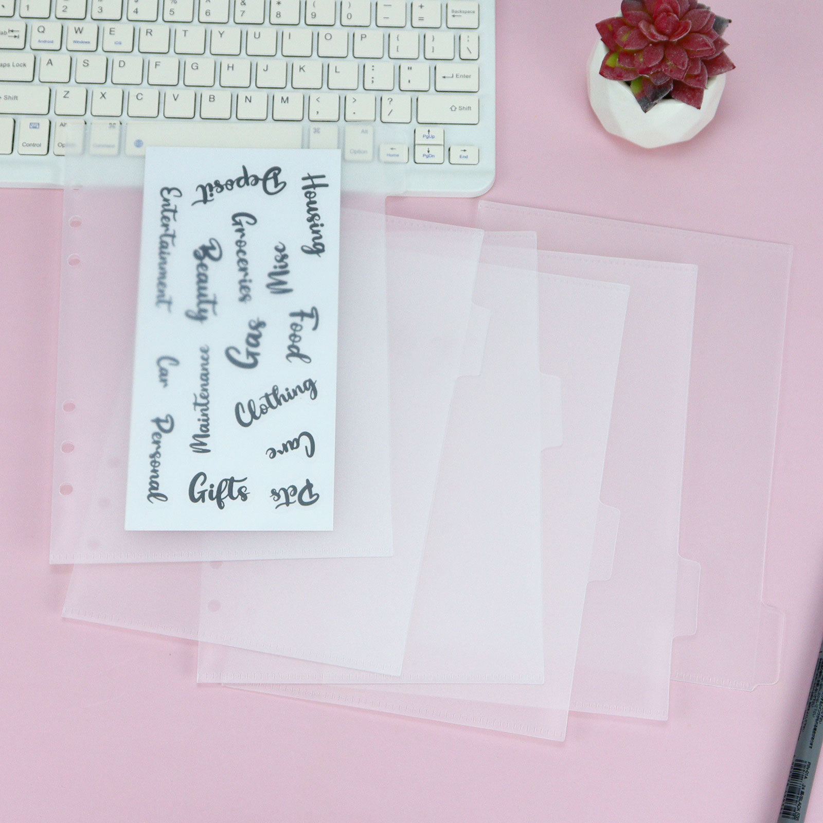 A5 6Pcs Binder Pockets Binder  - огляд і ціна Portfolio Folder Zip