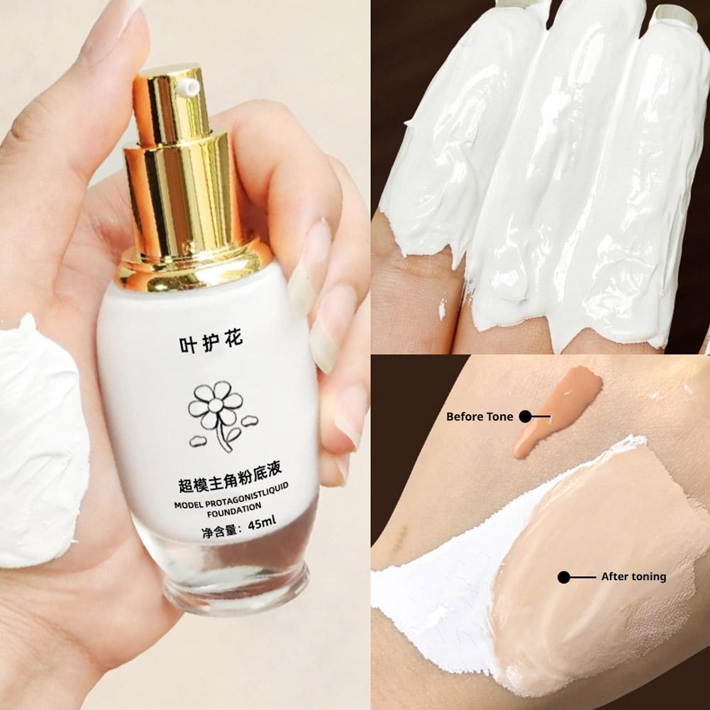 White liquid foundation Long-L - огляд і ціна Correction Fluid White