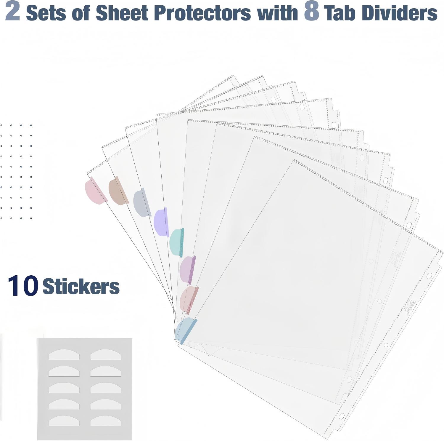 A4 Clear Sheet Protectors with - огляд і ціна Index Tab Divider
