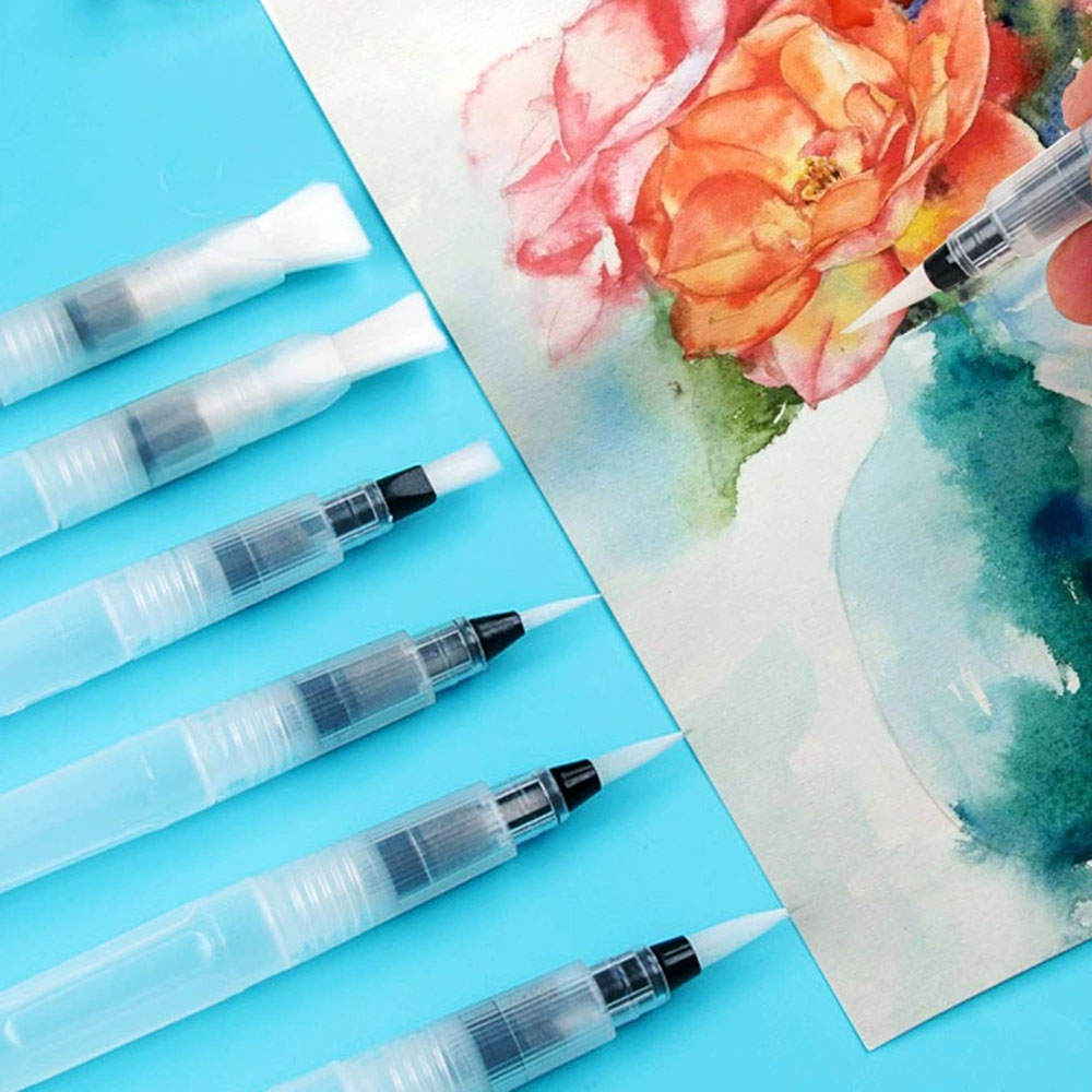 6Pcs/set Refillable Water Brus - огляд і ціна Fountain Pen Ink