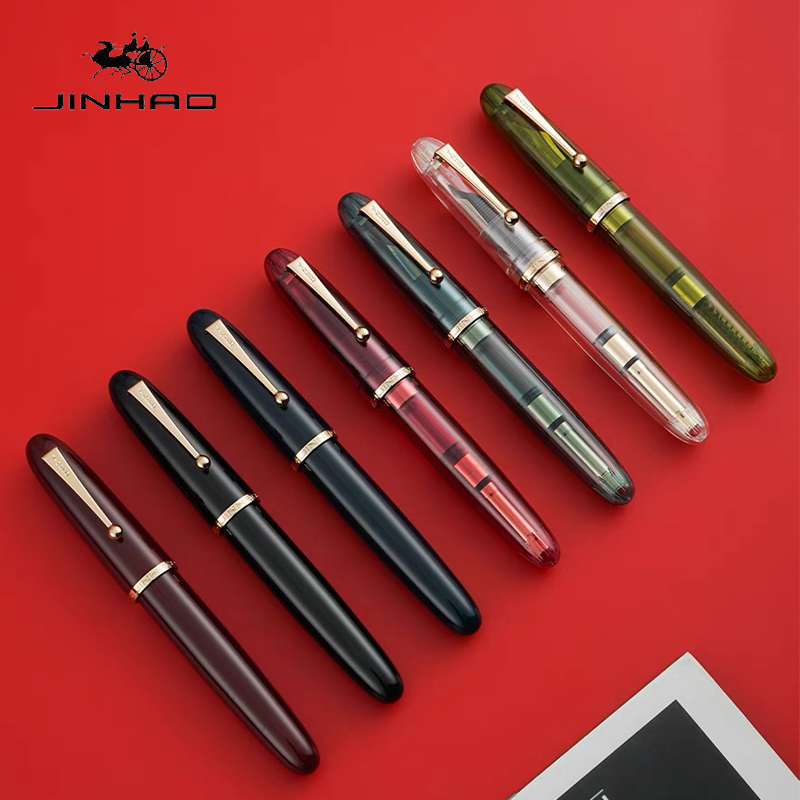 Jinhao 9019 Fountain Pen Trans - огляд і ціна Stationery Supplies Business