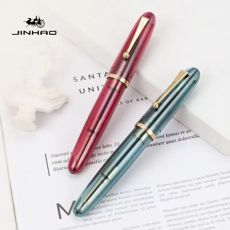 Jinhao 9019 Fountain Pen Trans - огляд і ціна Stationery Supplies Business