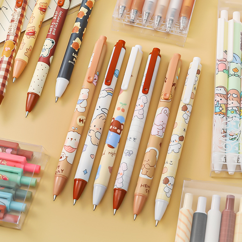 Zoecor 6Pc/Lot Kawaii Gel Pen  - огляд і ціна Is Stationery Office Supply