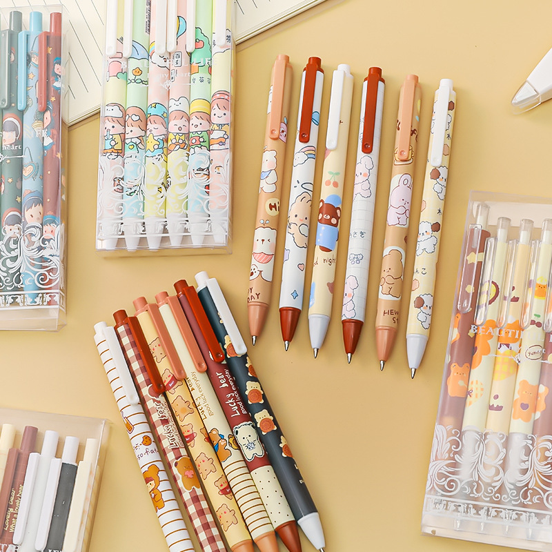 Zoecor 6Pc/Lot Kawaii Gel Pen  - огляд і ціна Is Stationery Office Supply