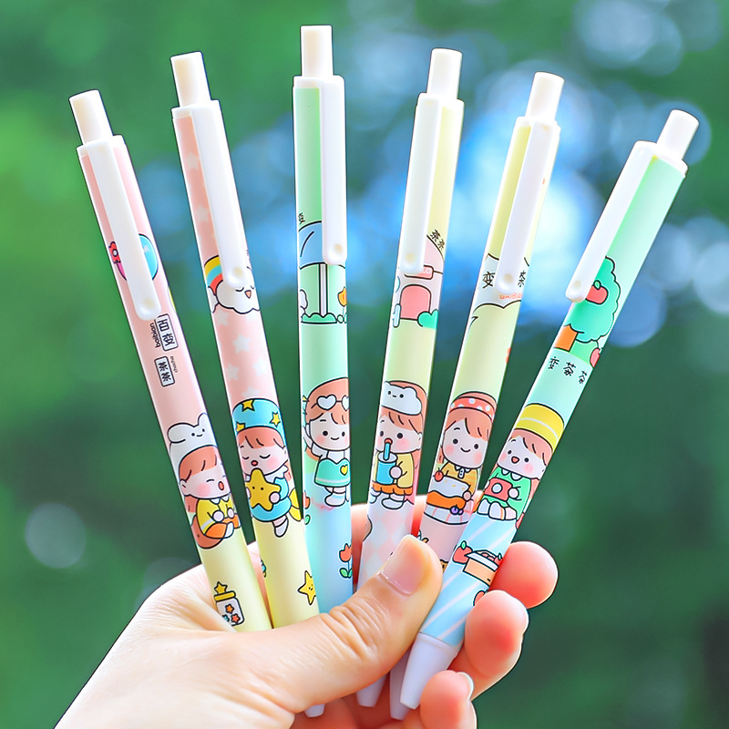 Zoecor 6Pc/Lot Kawaii Gel Pen  - огляд і ціна Is Stationery Office Supply