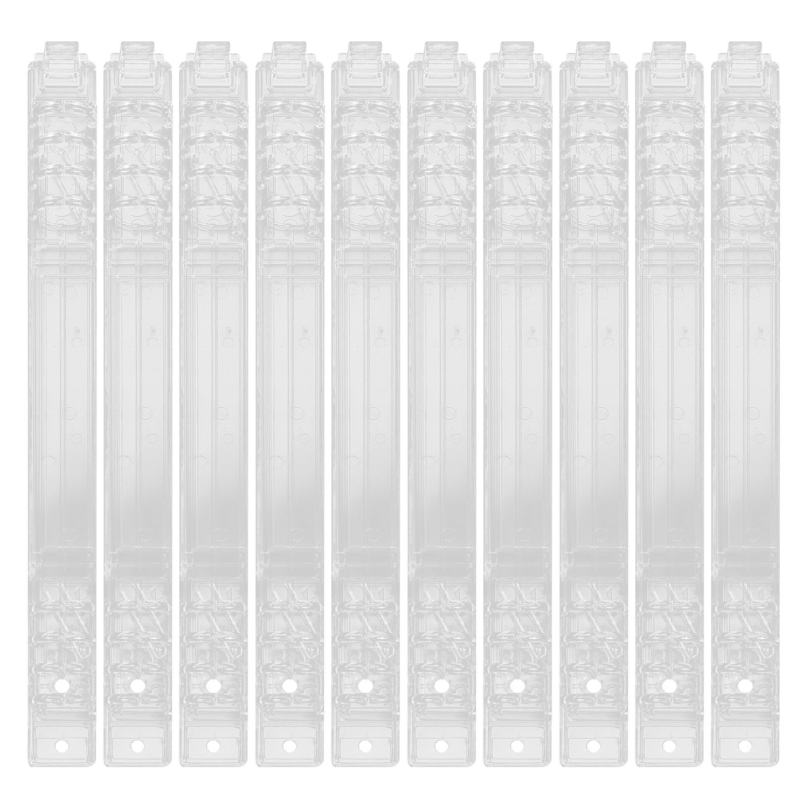 10Pcs Loose Leaf Binder Rings  - огляд і ціна Binding Comb Plastic