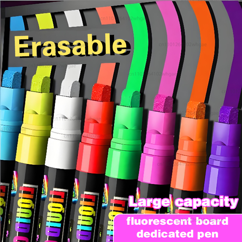 8Color 8mm Liquid Chalk Erasab - огляд і ціна Correction Fluid White