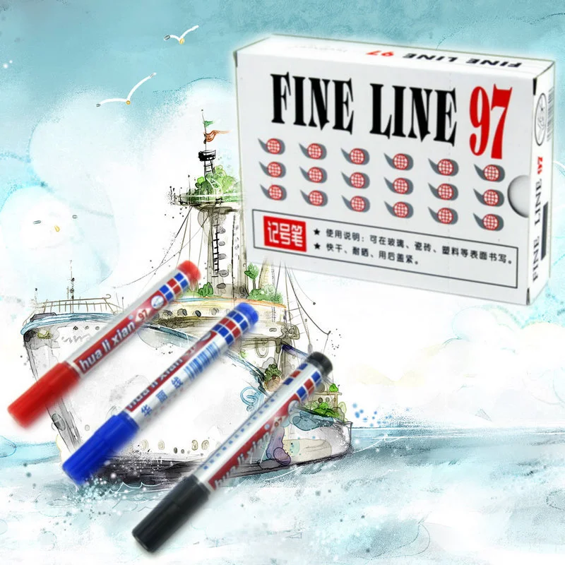 Hualixian 97 Oil Based Marker  - огляд і ціна Stationery Warehouse