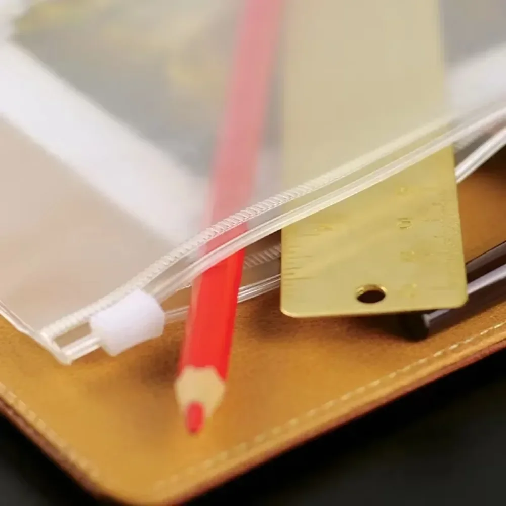 10Pcs  A5 A6 A7 Binder Pocket  - огляд і ціна Portfolio Folder Zip