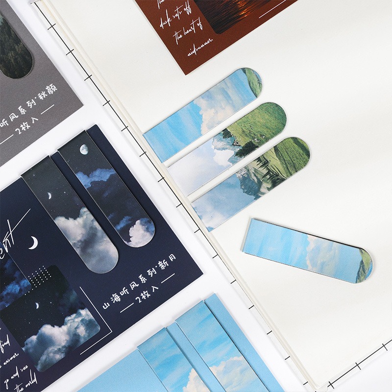 6pcs Magnetic Bookmarks Set Fa - огляд і ціна Paperclip Magnetic Set