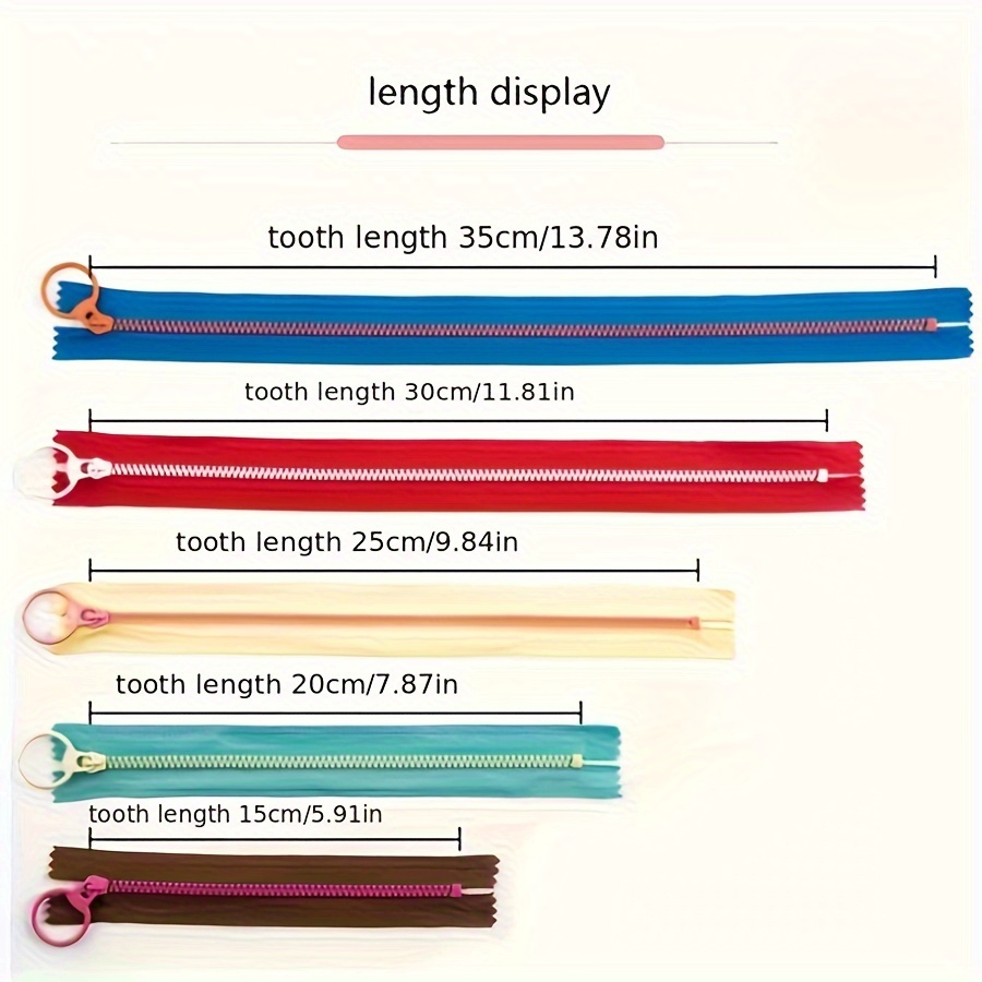 10pcs15cm-30cm mixed resin zip - огляд і ціна Portfolio Folder Zip