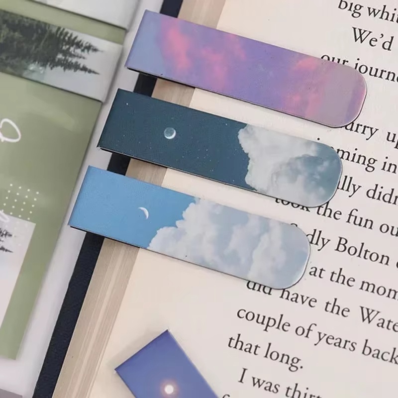 2Pcs/Set Bookmarks Beautiful N - огляд і ціна Paperclip Magnetic Set