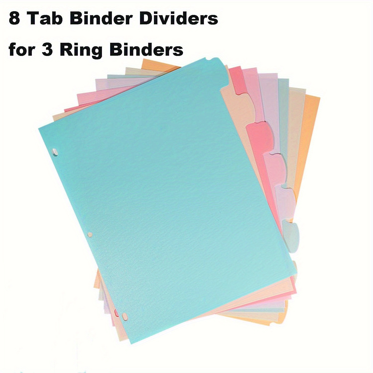 8 Tab Binder Dividers for 3 Ri - огляд і ціна Index Tab Divider