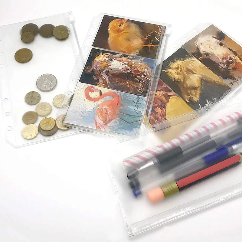 New 8PCS PVC Binder Pocket Cas - огляд і ціна Portfolio Folder Zip