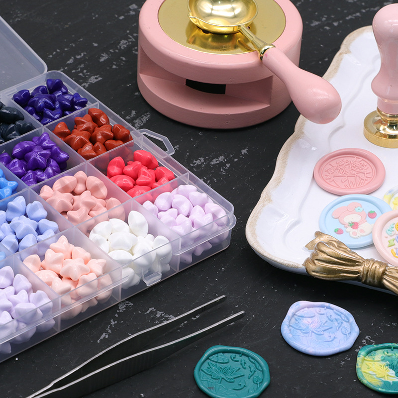 Macaron Wax Stars Special-shap - огляд і ціна Wax Seal Stamp Kit