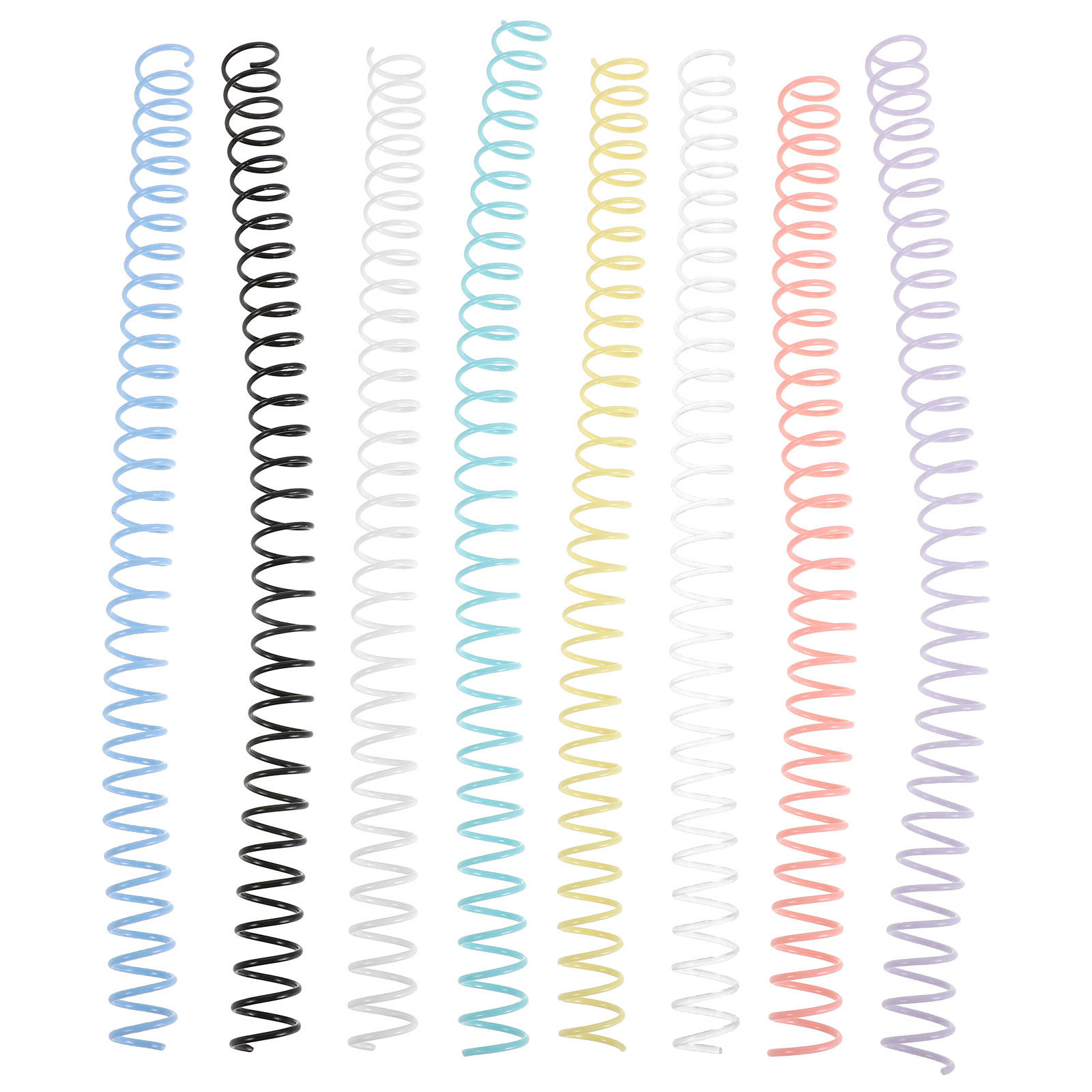8Pcs Plastic Spiral Binding Co - огляд і ціна Binding Comb Plastic