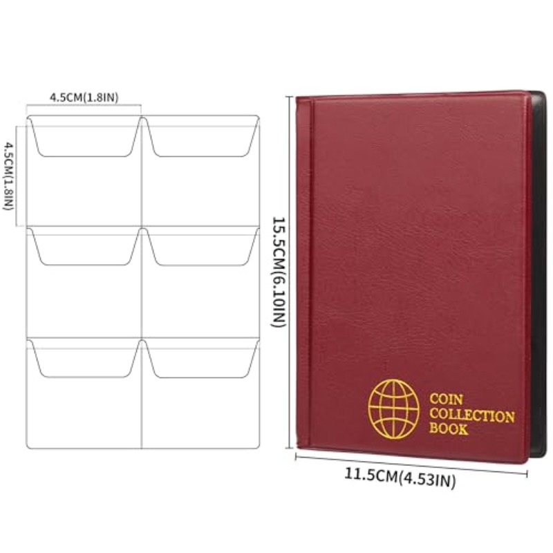 60Pocket Coin Collection Album - огляд і ціна Binding Comb Plastic
