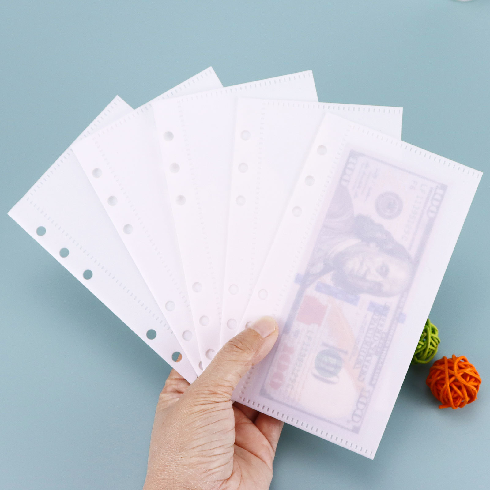 A6/A7 5Pcs Binder Pockets Bind - огляд і ціна Portfolio Folder Zip