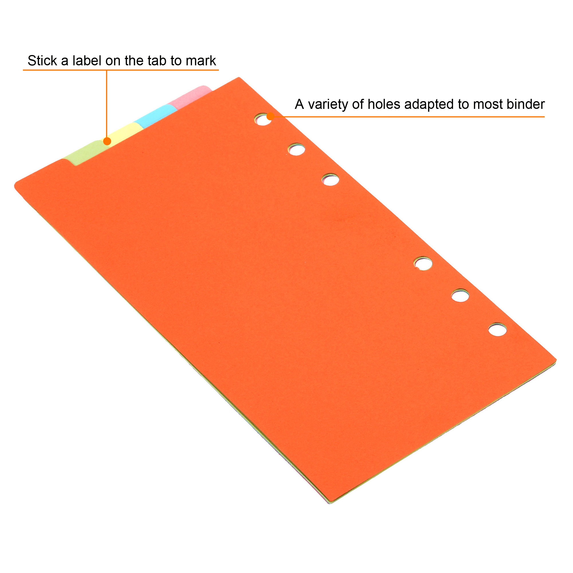 A6 Binder Index Dividers 4 Set - огляд і ціна Index Tab Divider