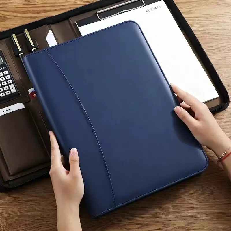 PU Leather Portafolio A4 Docum - огляд і ціна Portfolio Folder Zip