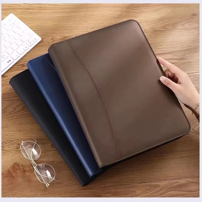 PU Leather Portafolio A4 Docum - огляд і ціна Portfolio Folder Zip