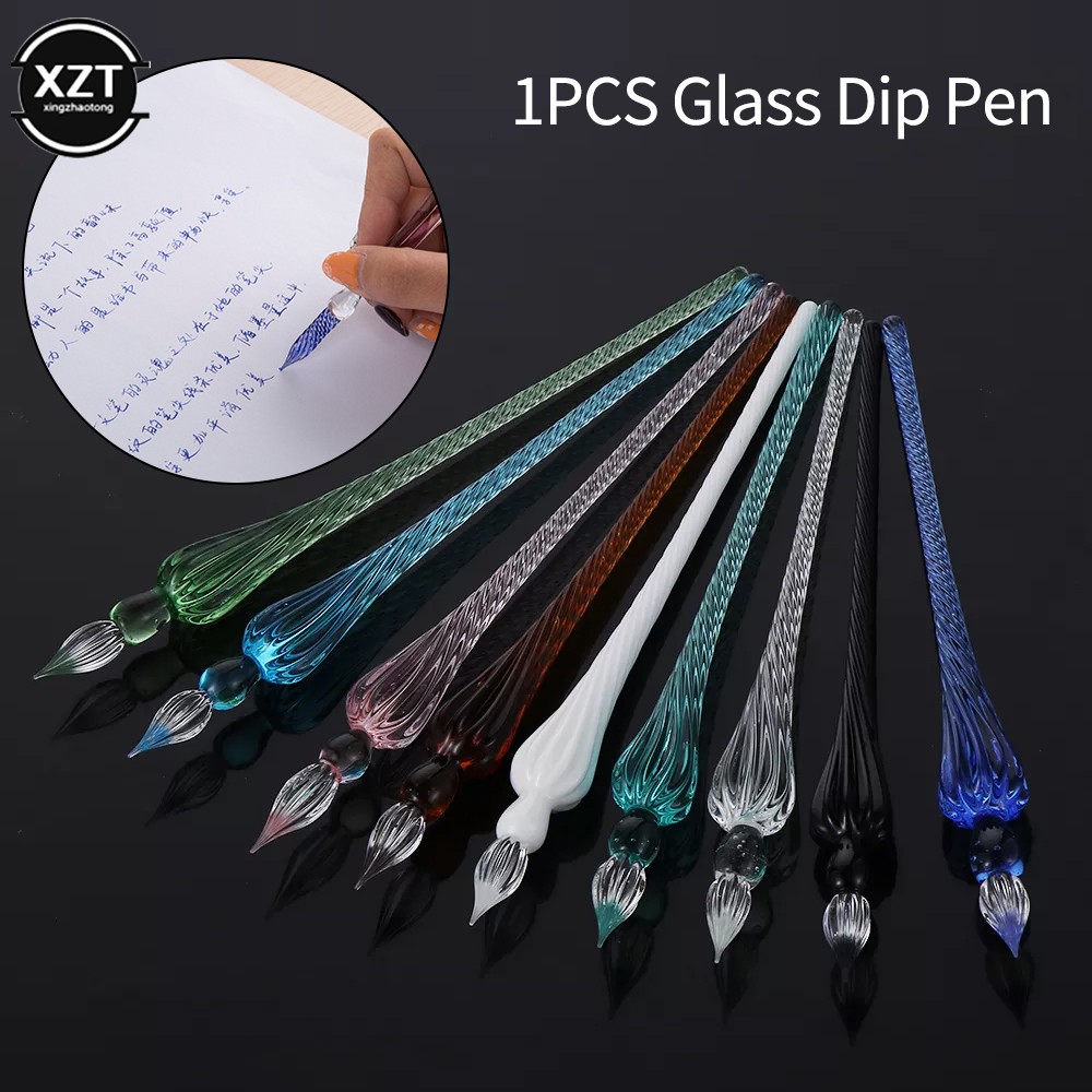 1Pcs new Vintage Glass Dip Dip - огляд і ціна Fountain Pen Ink